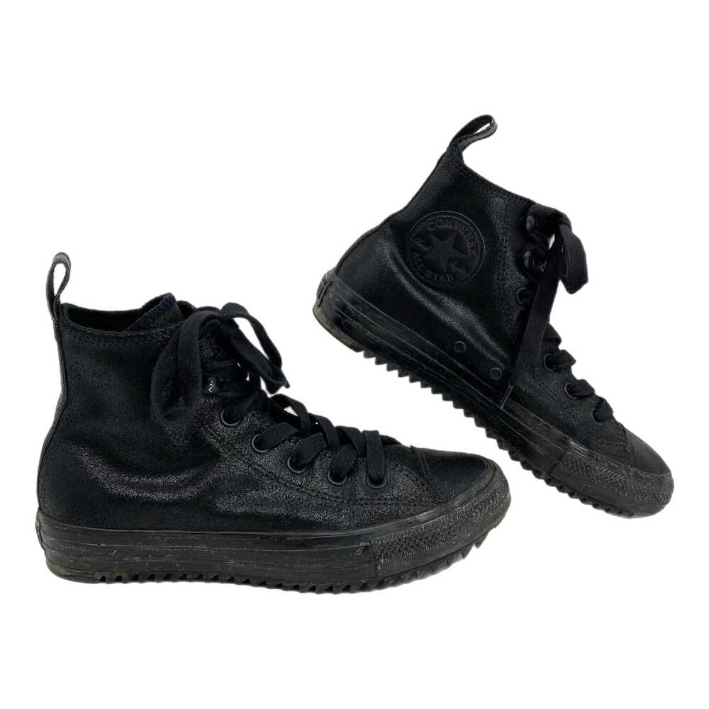 Converse Black Metallic High Top Sneakers | Size 7